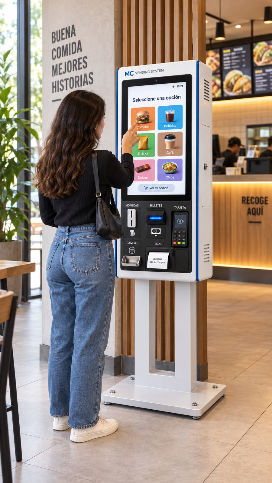 Kiosco punto de venta automático MC VENDING SYSTEMS